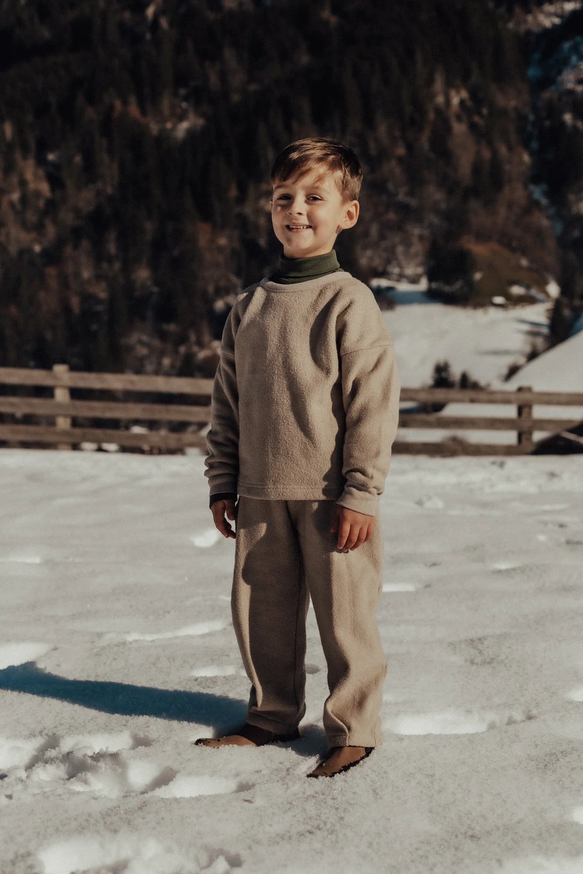 Yordin Bino Sweater Set | Taupe Light