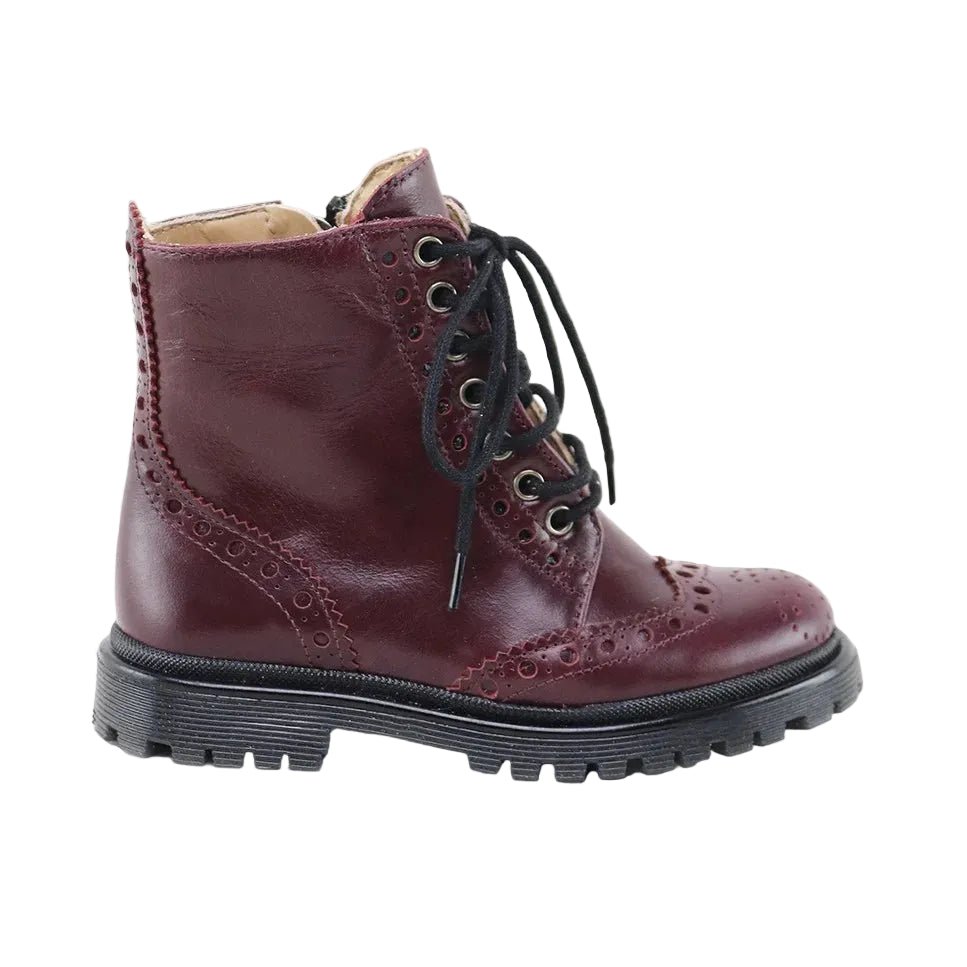 Sibaritas Oxford Boots | Burgundy