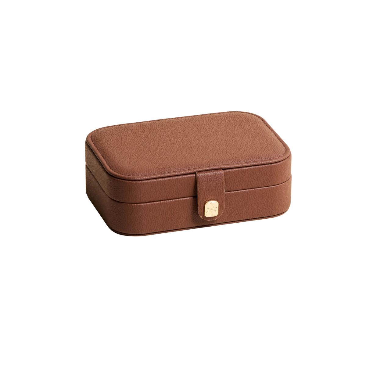 Brigitte Leather Travel Jewelry Box