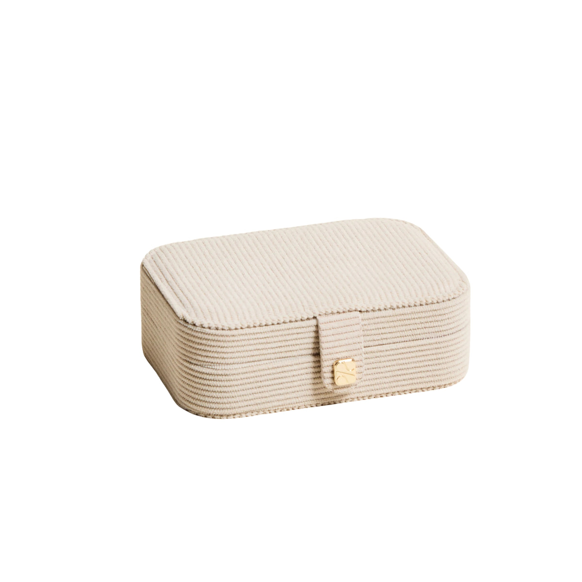 Brigitte Corduroy Travel Jewelry Box