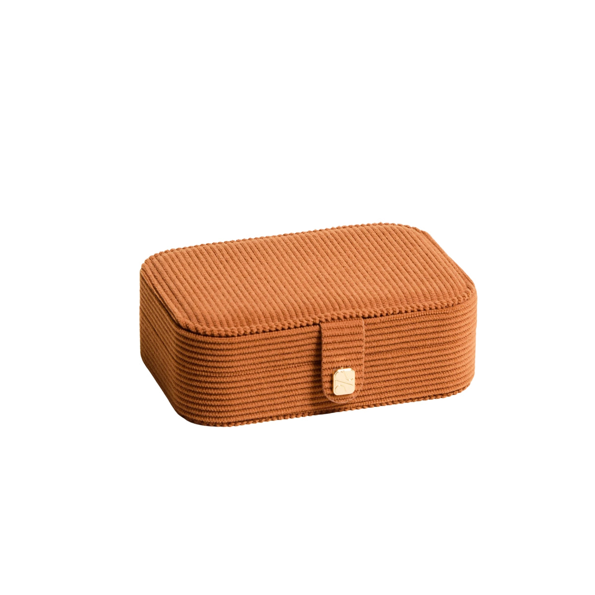 Brigitte Corduroy Travel Jewelry Box