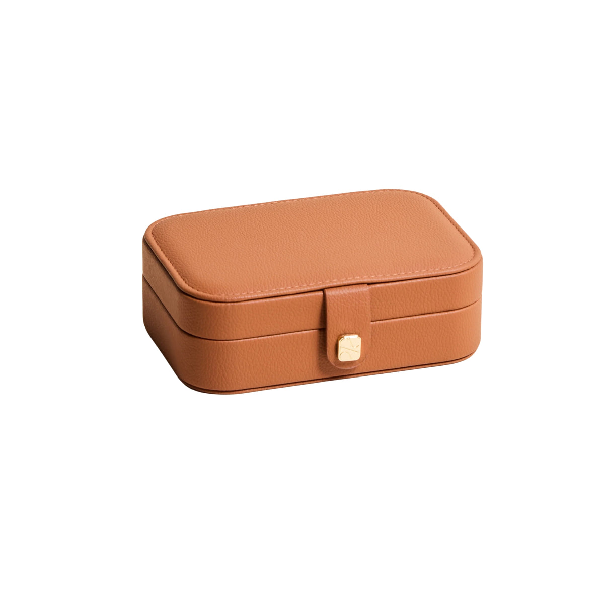 Brigitte Leather Travel Jewelry Box