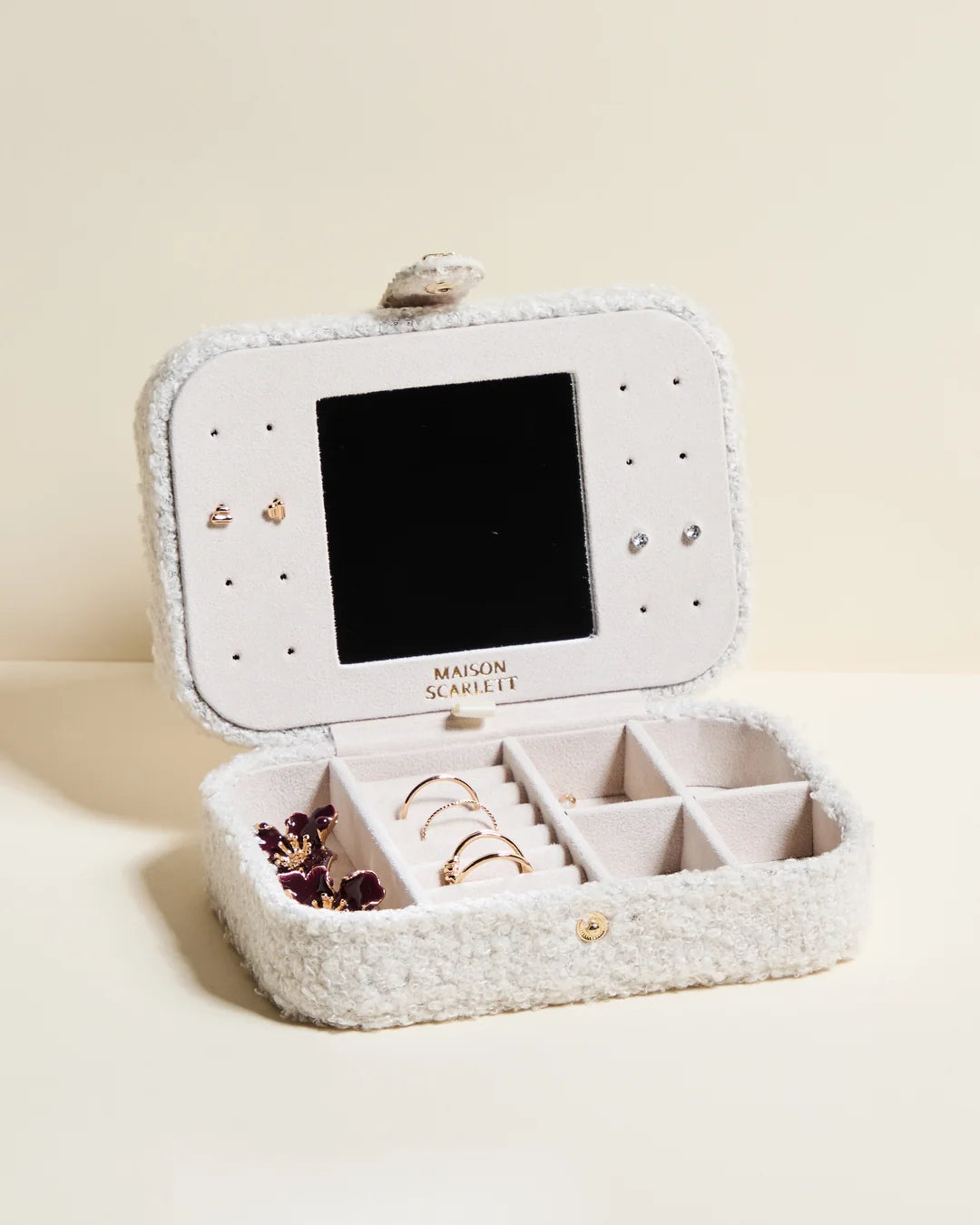 Brigitte Teddy Travel Jewelry Box