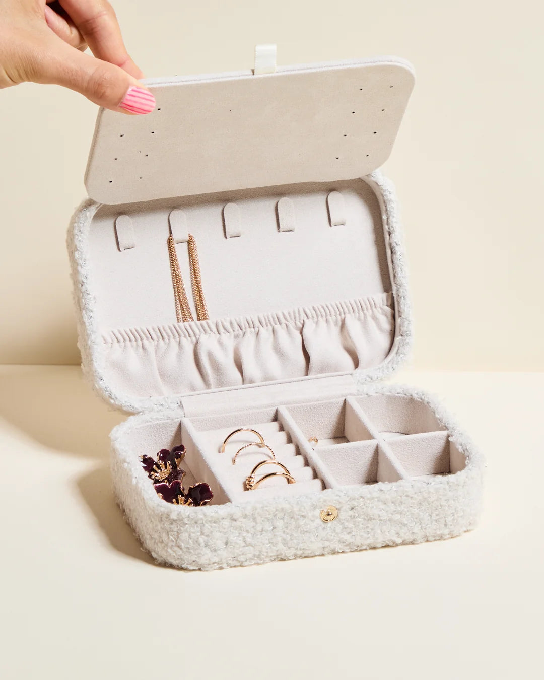 Brigitte Teddy Travel Jewelry Box