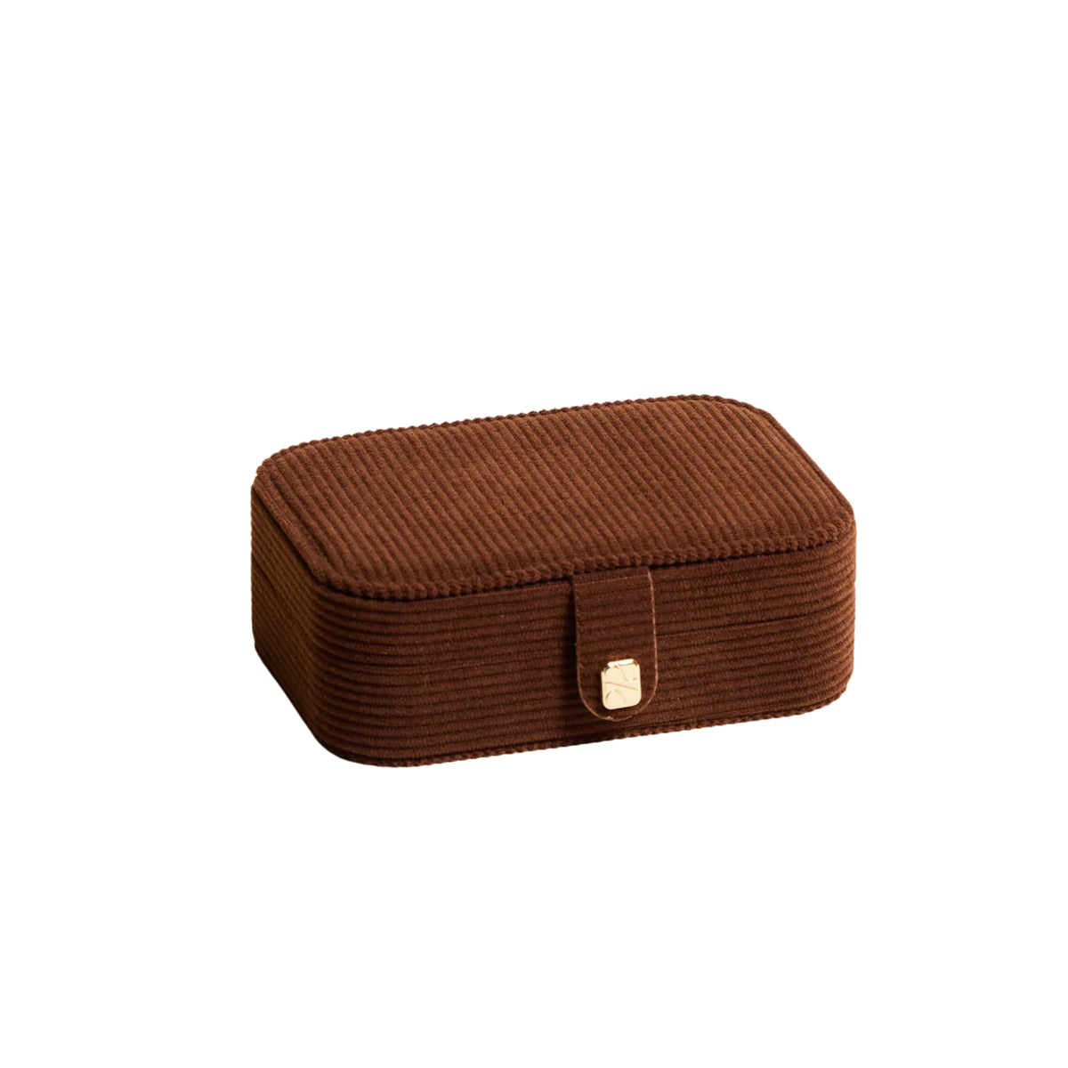 Brigitte Corduroy Travel Jewelry Box