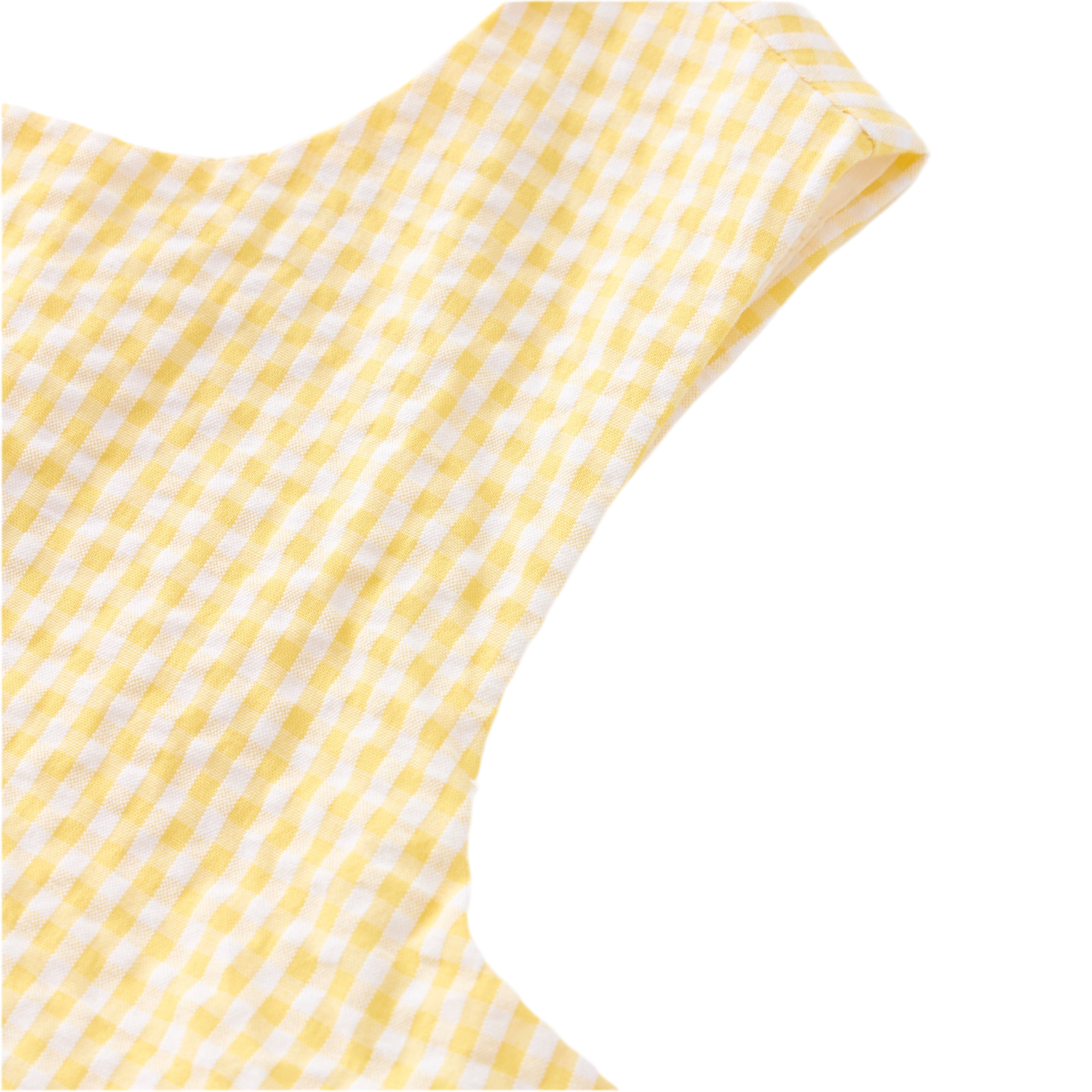 Elara Top | Yellow Gingham