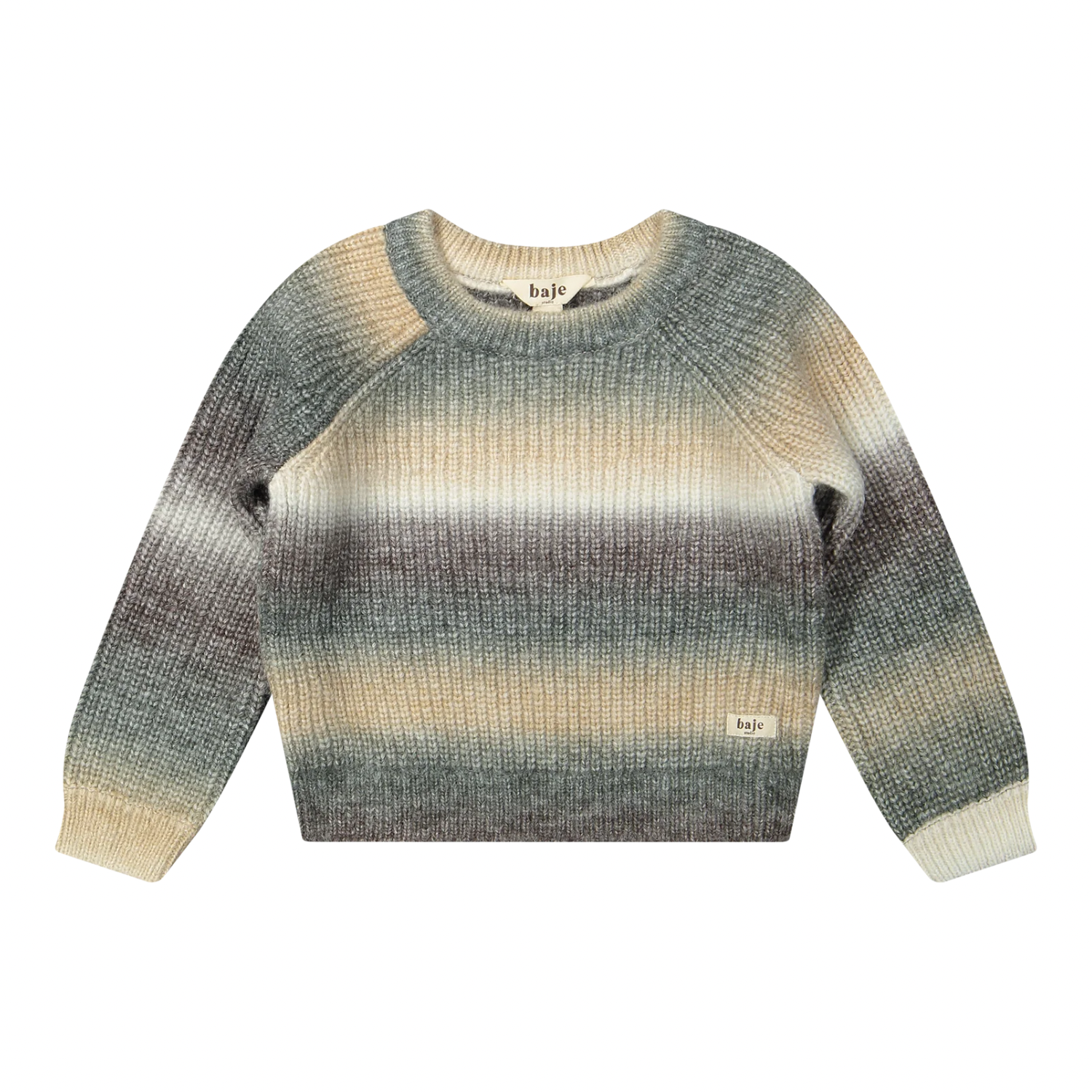 Bern Sweater | Grey Melange Multicolor