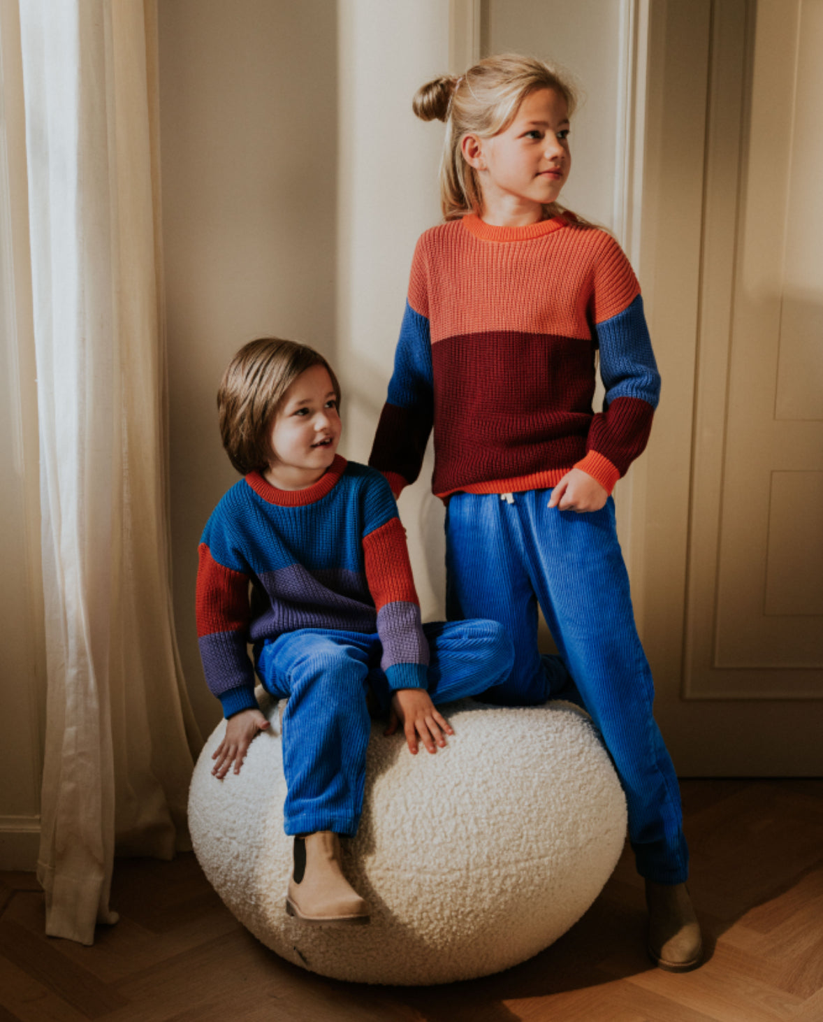 Beau Corduroy Trousers | Cobalt