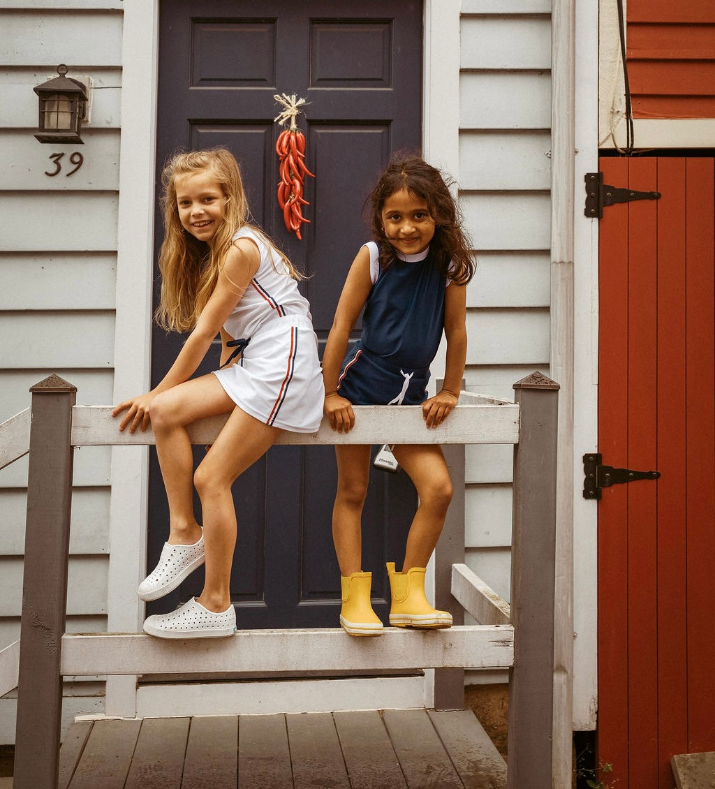 Girls Liberty Love Skort | White