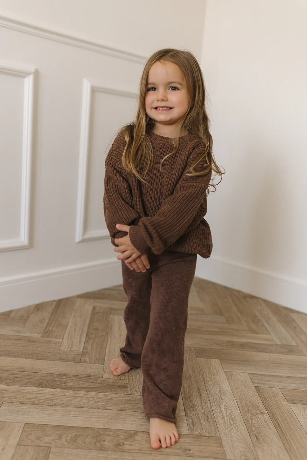 Teddy Jumper Set | Cocoa