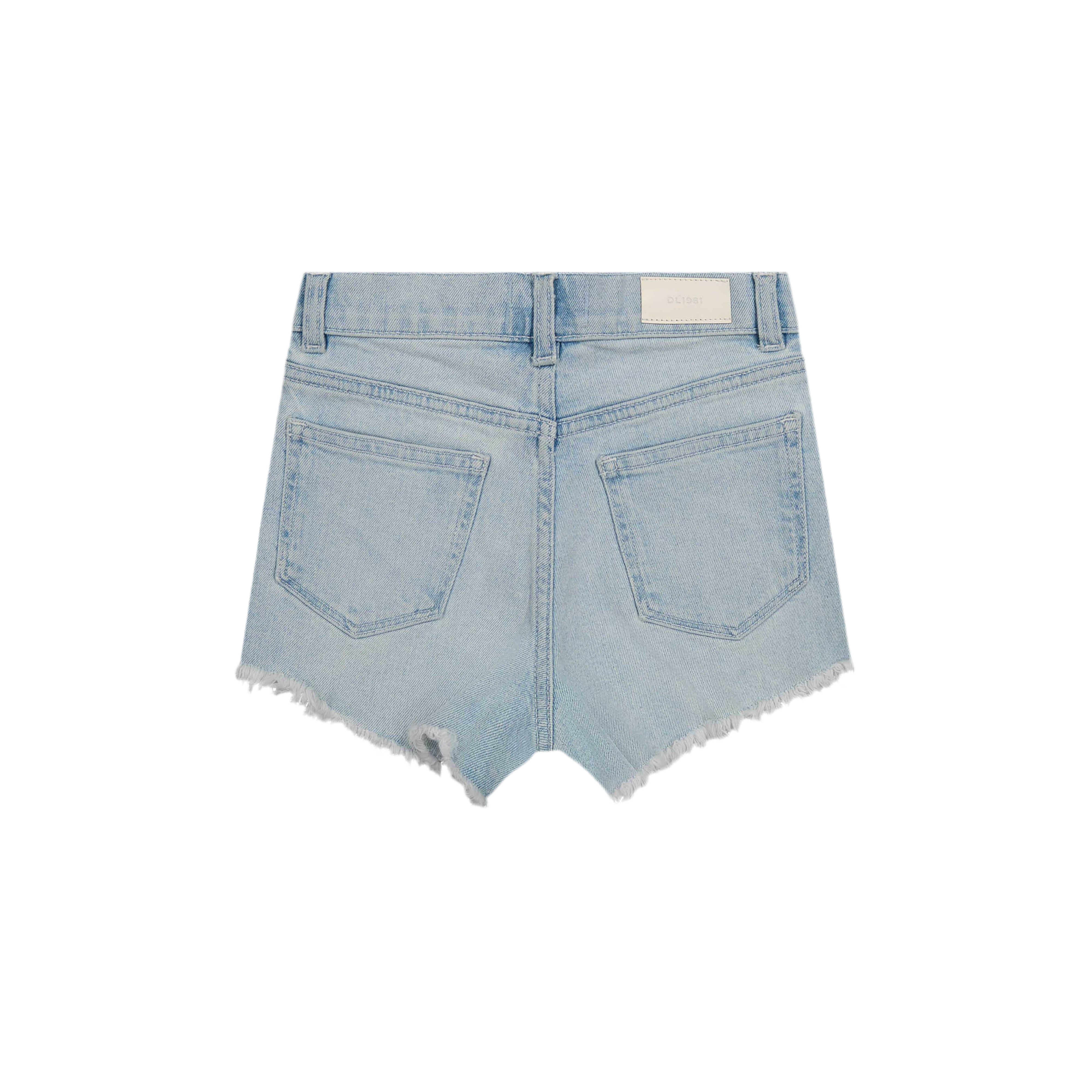 Lucy Shorts High Rise | Poolside Frayed