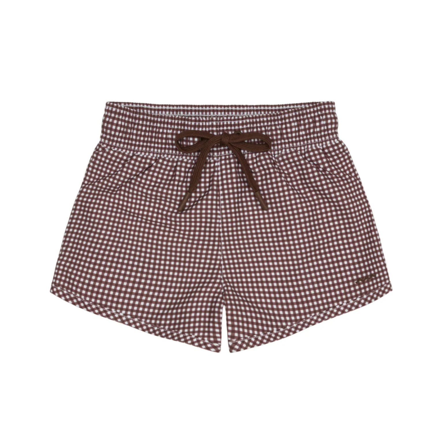 Gingham Boardie | Cocoa