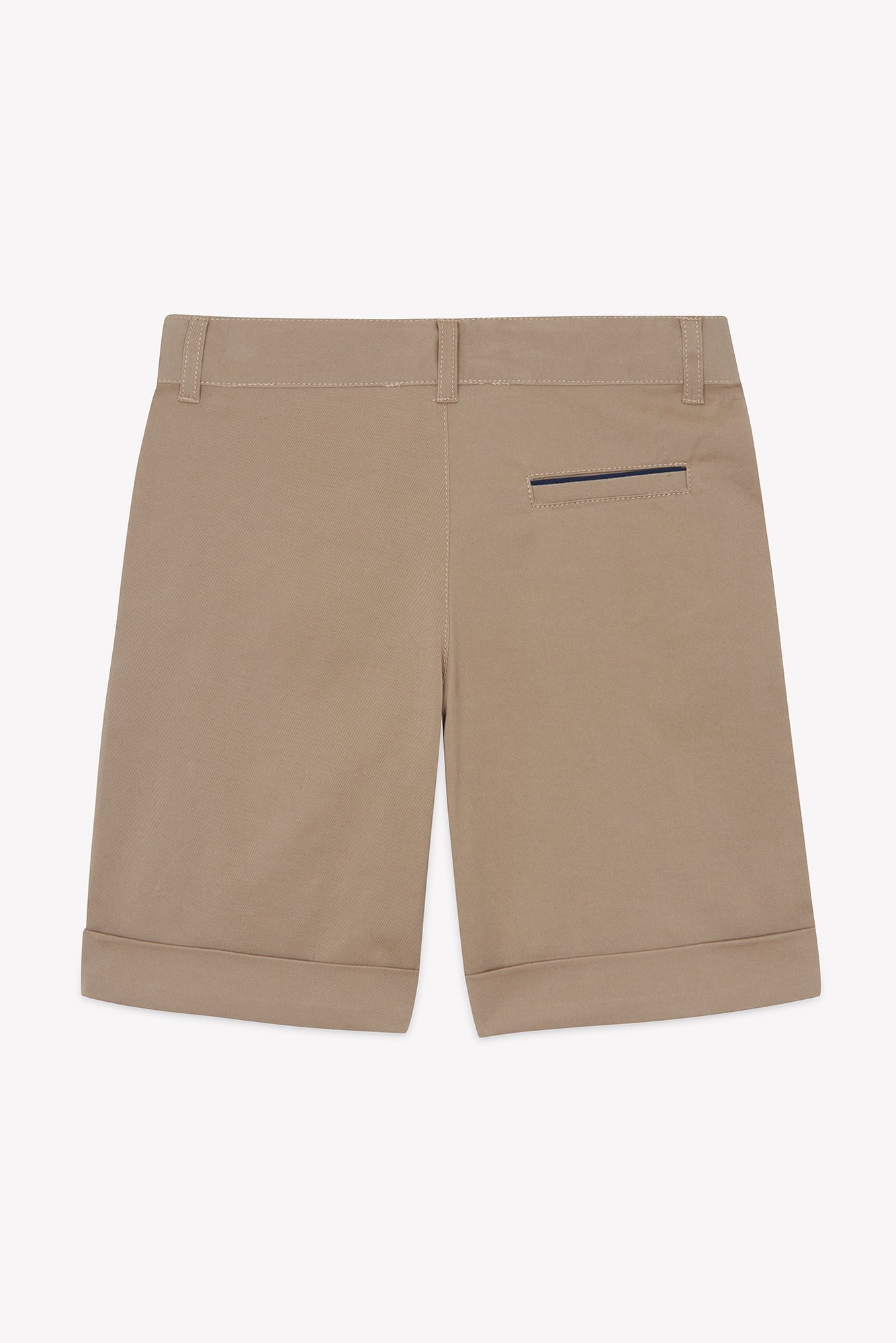 Twill Cotton Shorts | Sand
