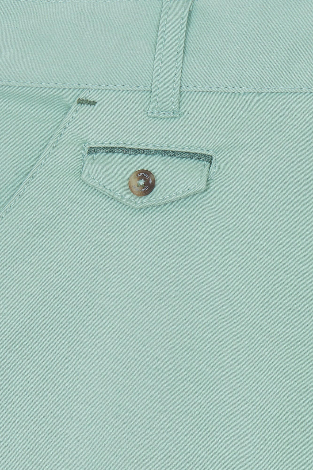 Twill Cotton Shorts | Sage