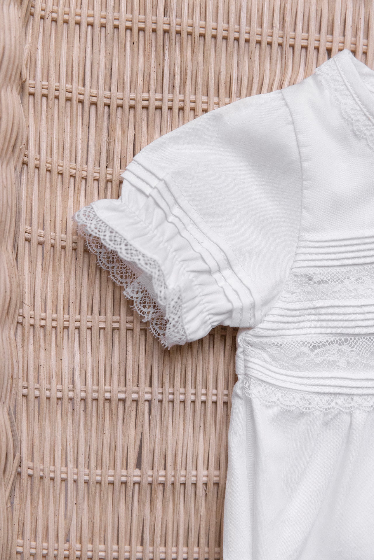 Ruffled Baby Jumpsuit | Ecru