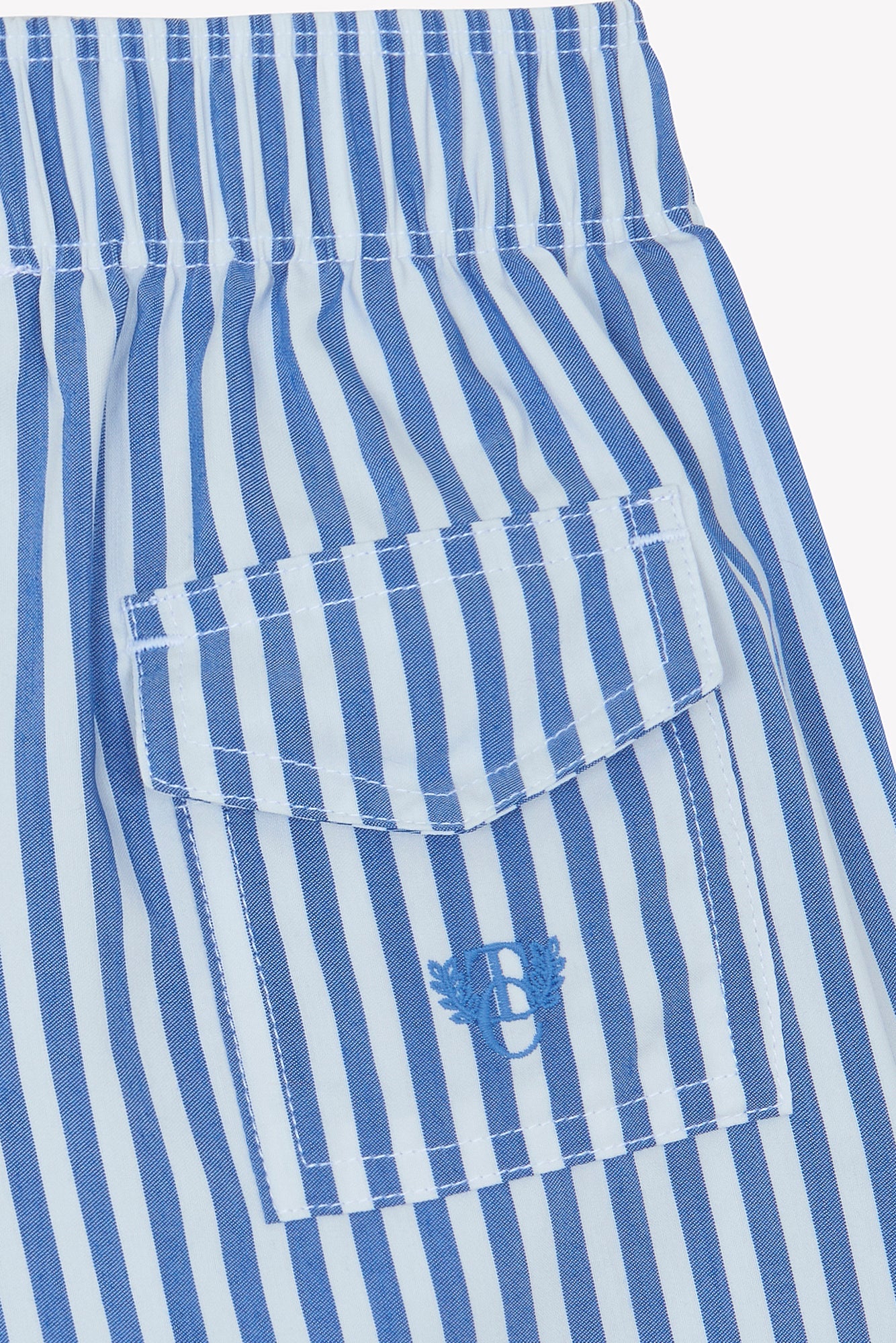 Striped Swim Trunks | Indigo
