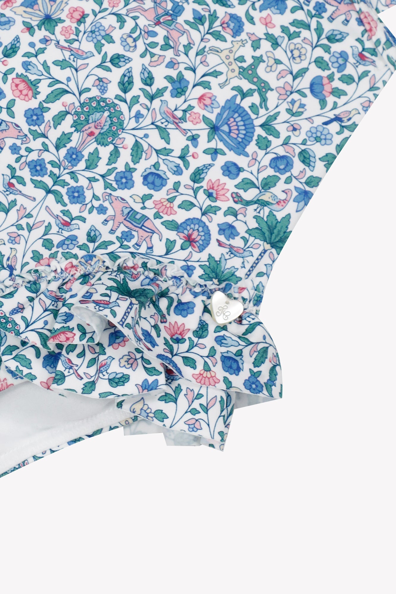 Liberty Ruffled Swimsuit | Navy