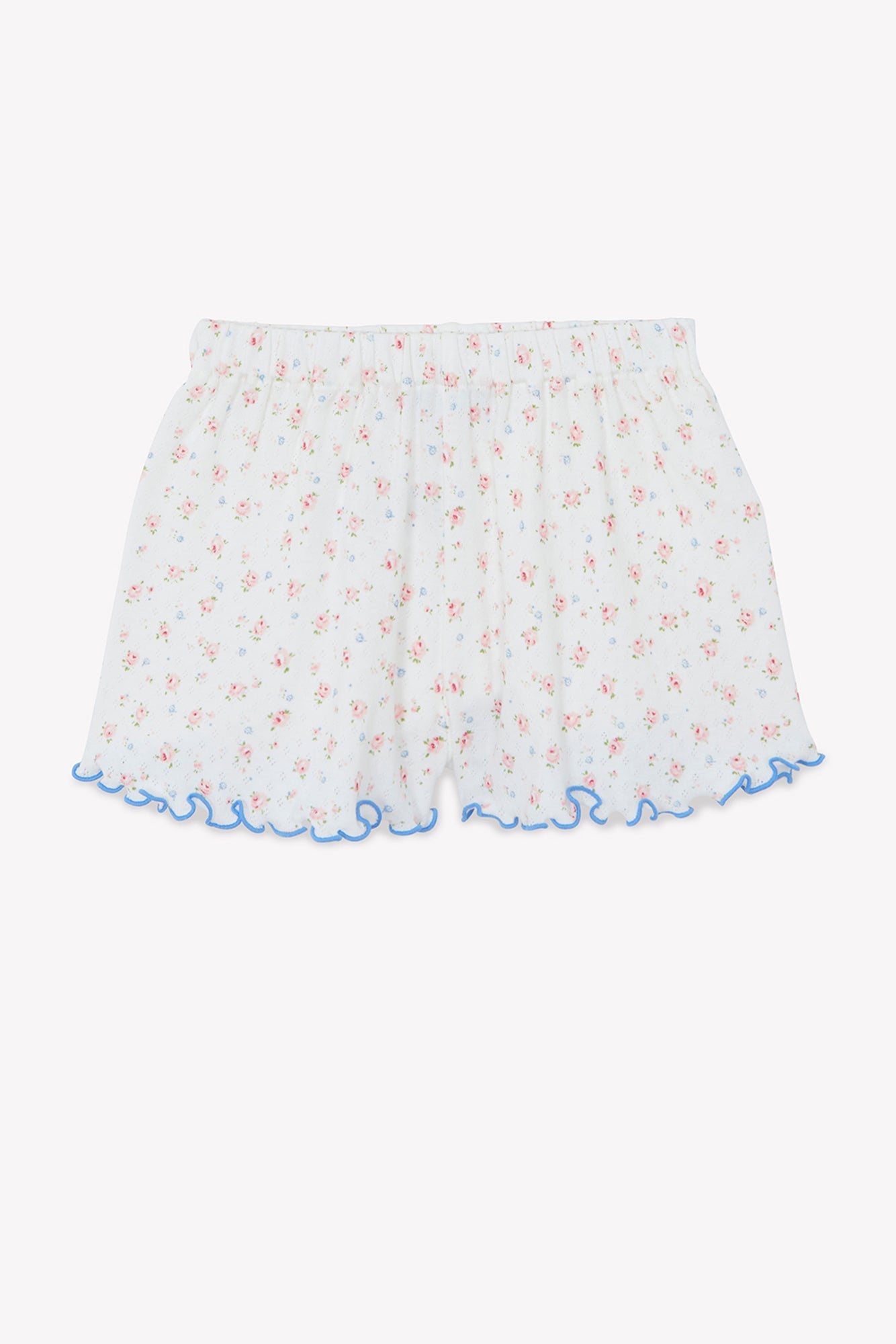 Flower Print Pajamas Set | Ecru