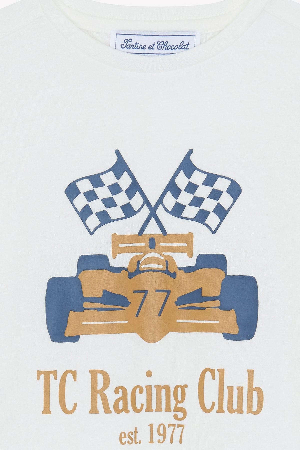 Racing Club Printed T-shirt | Mustard