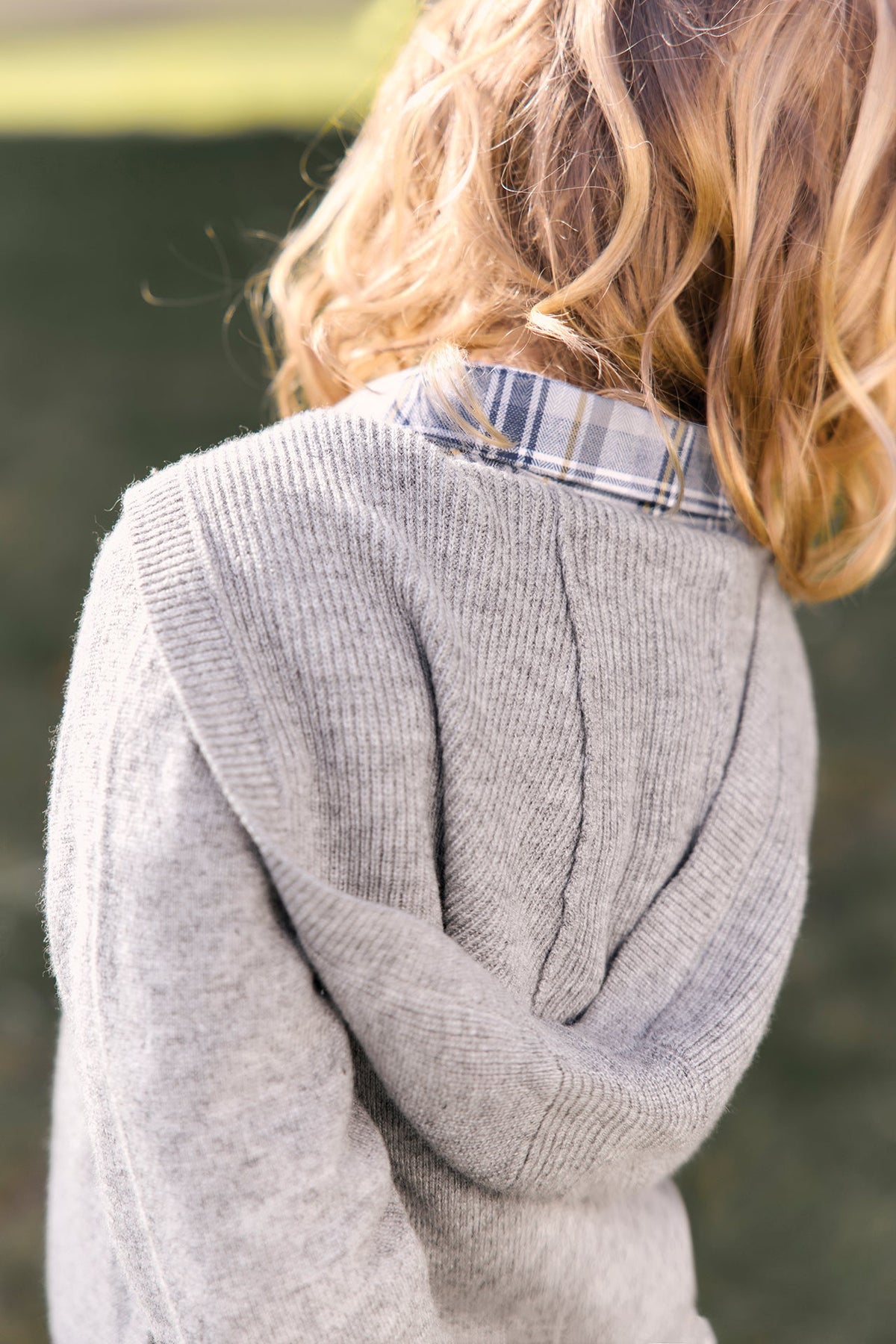 Hooded Cardigan | Grey