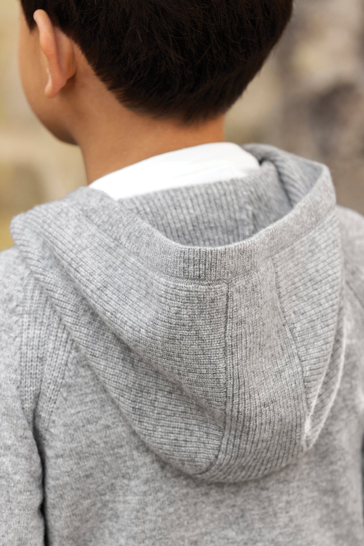 Hooded Cardigan | Grey