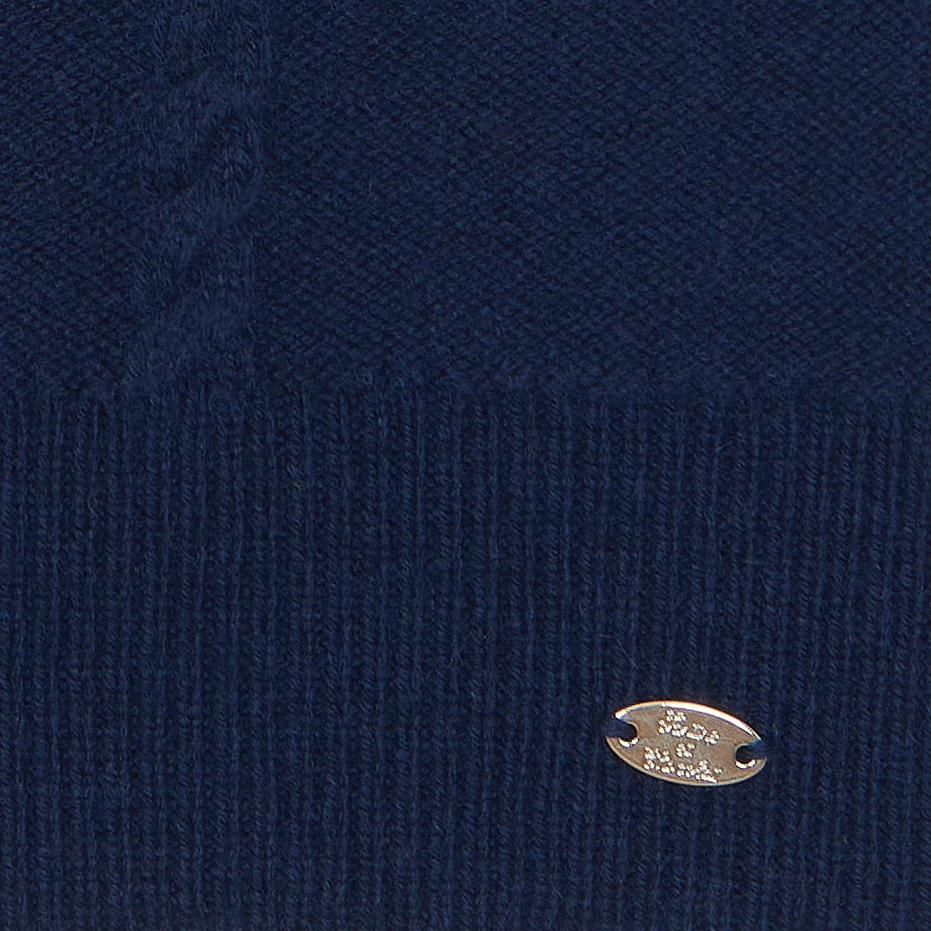 Braided Sweater | Navy