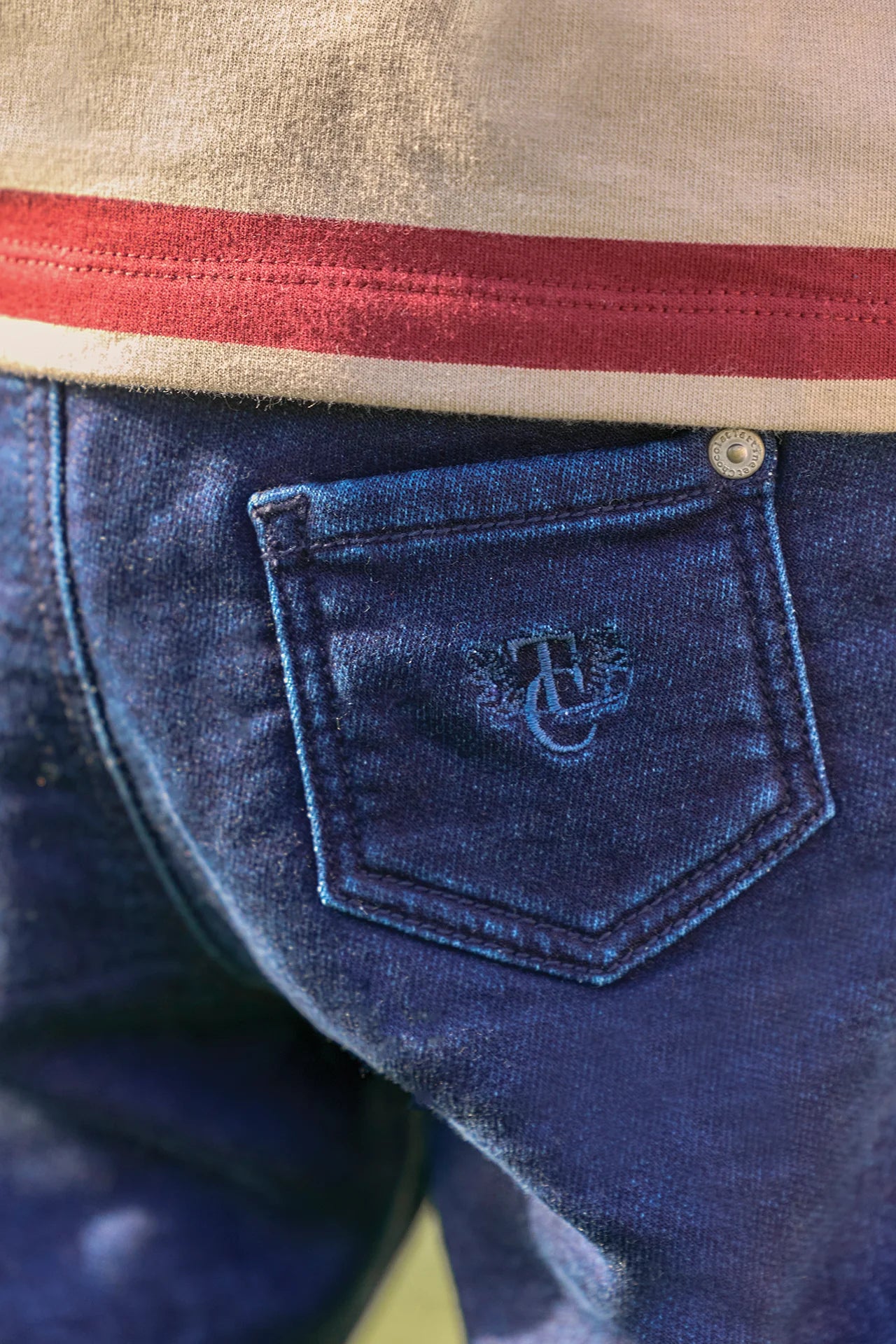 Cotton Jeans | Navy