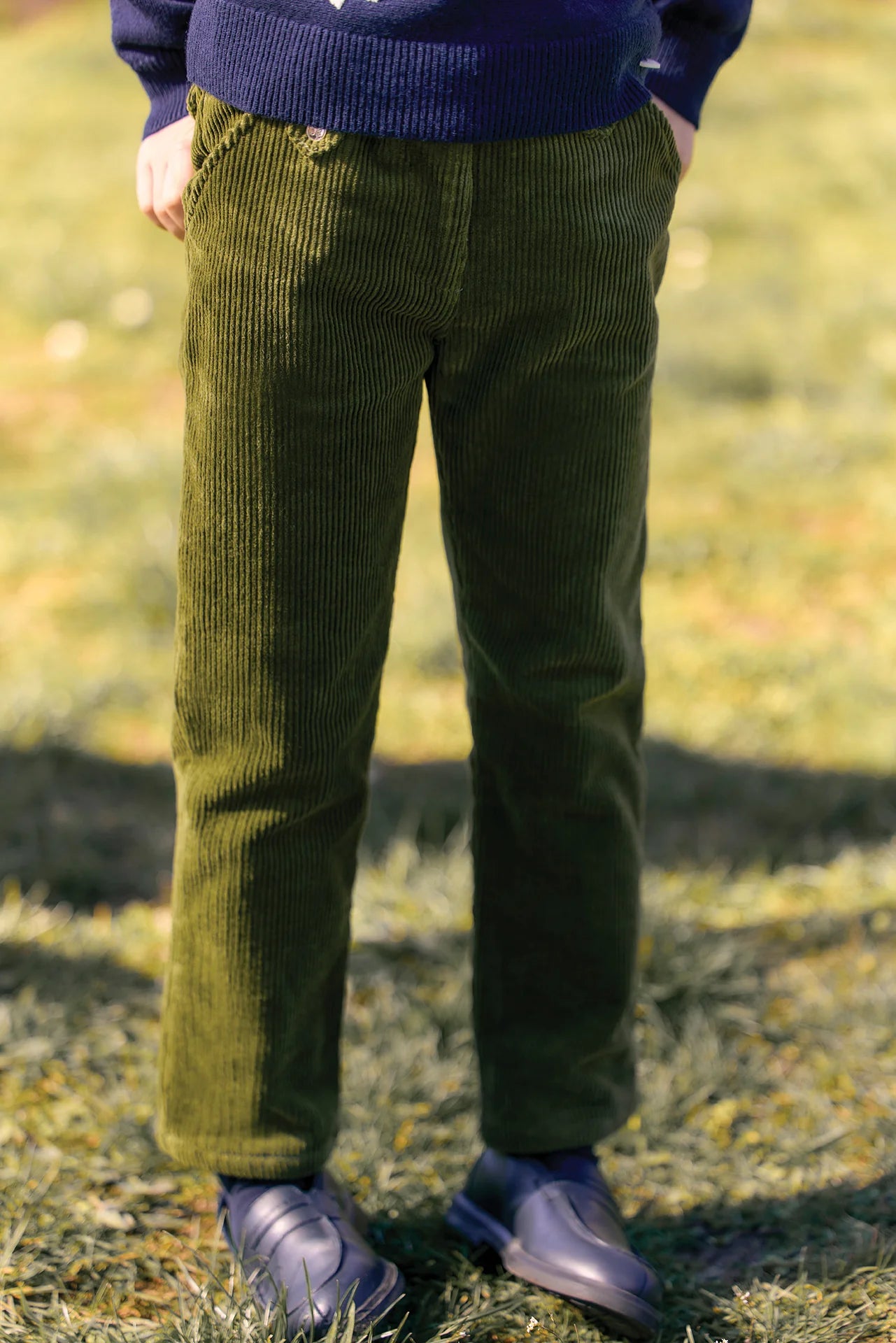 Corduroy Trousers | Olive