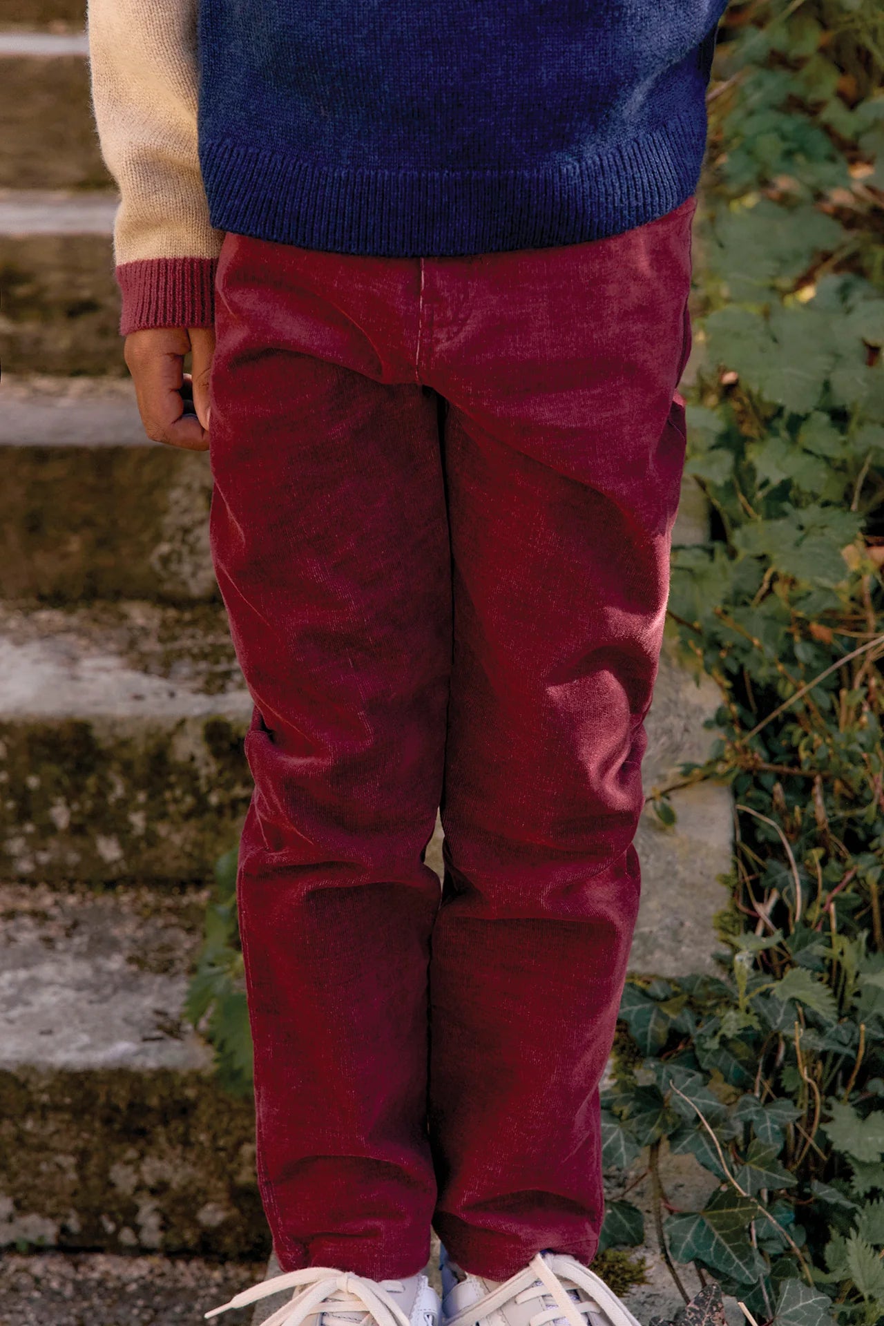 Tailored Trousers | Burgundy