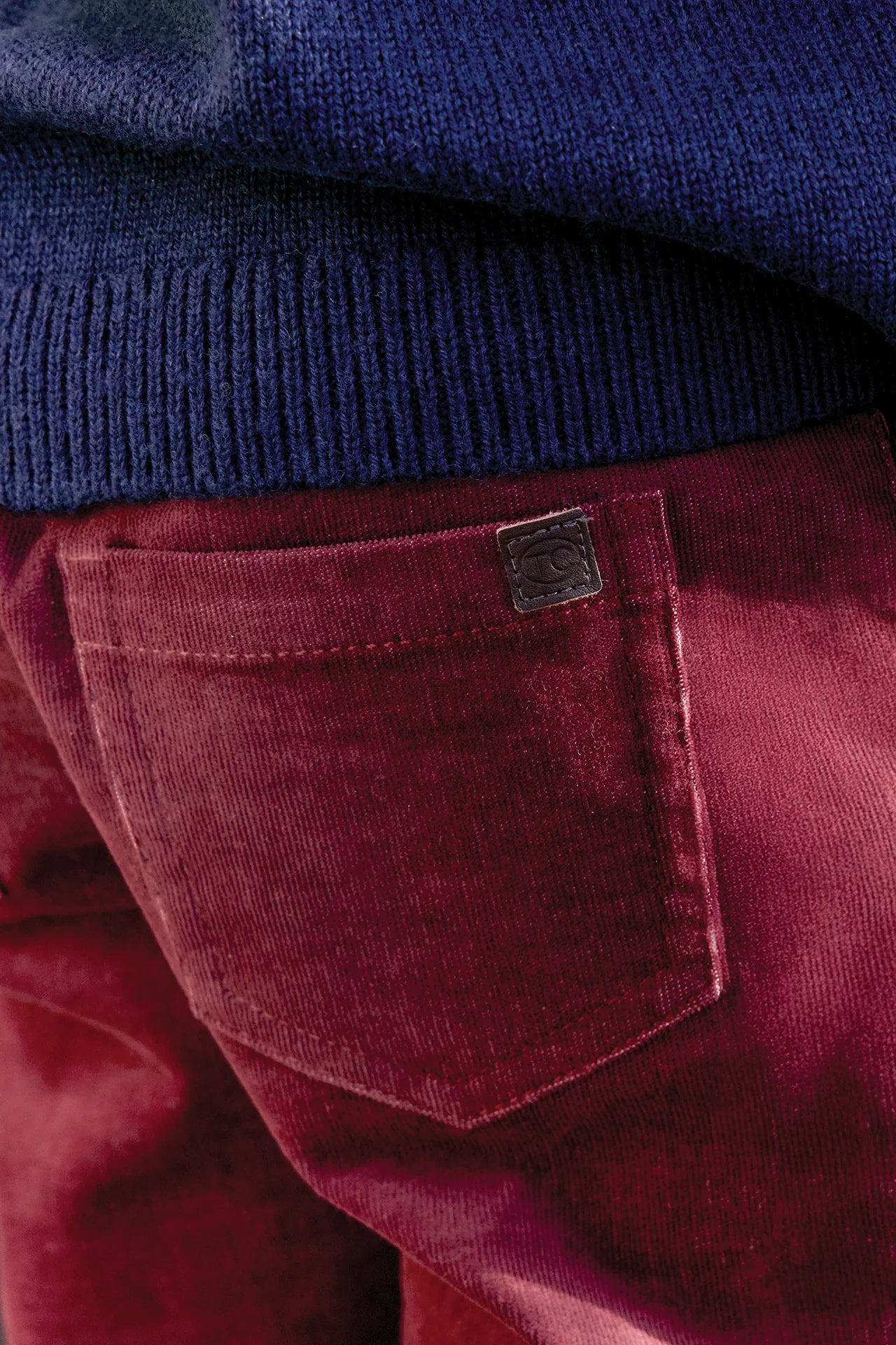 Tailored Trousers | Burgundy