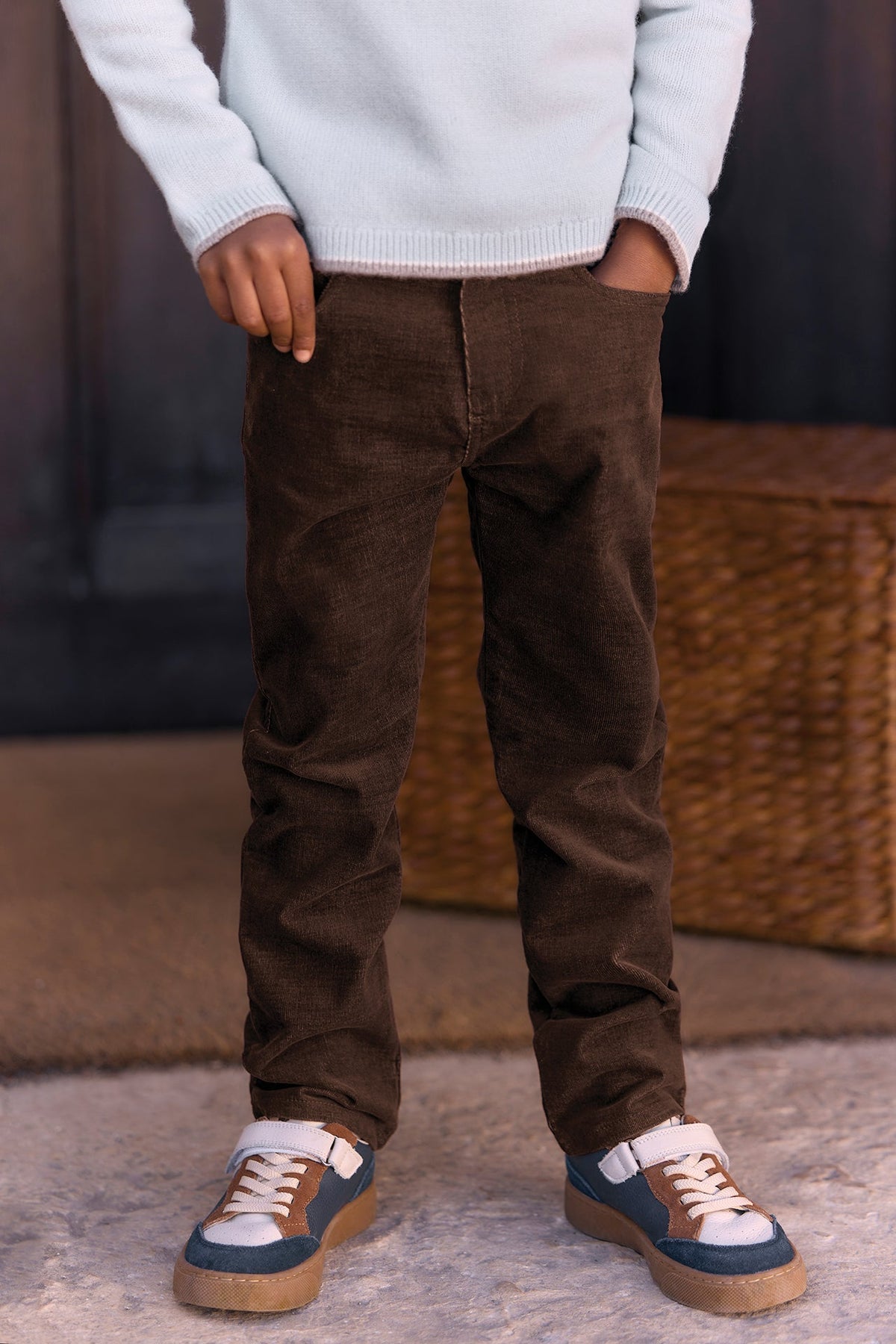 Cotton Trousers | Chocolate