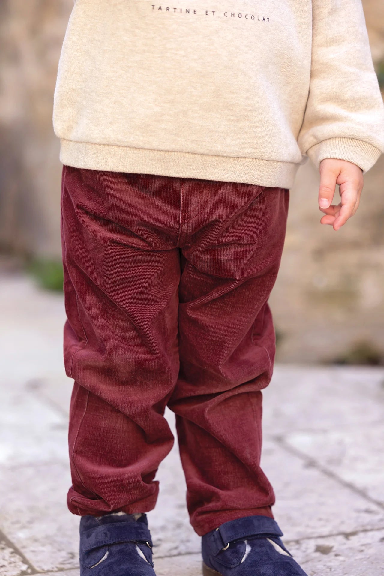Tailored Trousers | Burgundy
