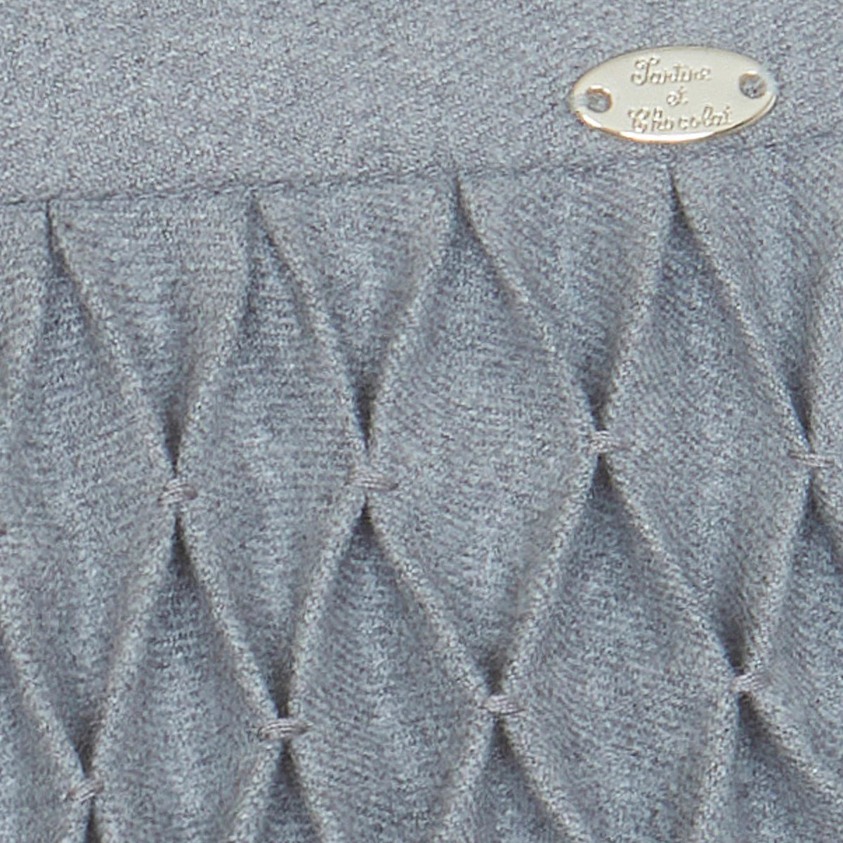 Flat Pleats Skirt | Grey