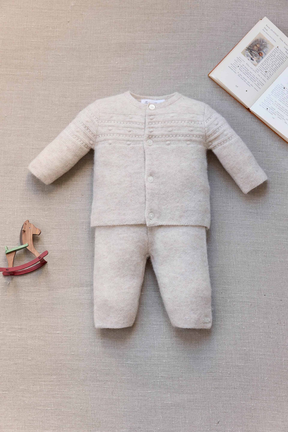 Cashmere Outfit Set | Beige