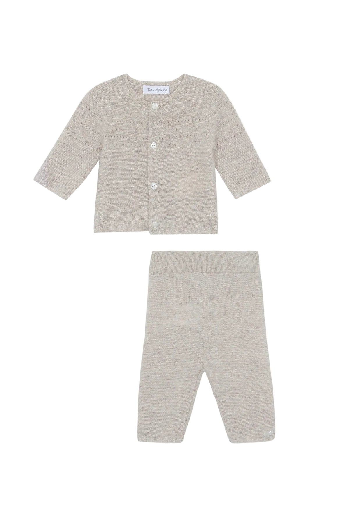 Cashmere Outfit Set | Beige