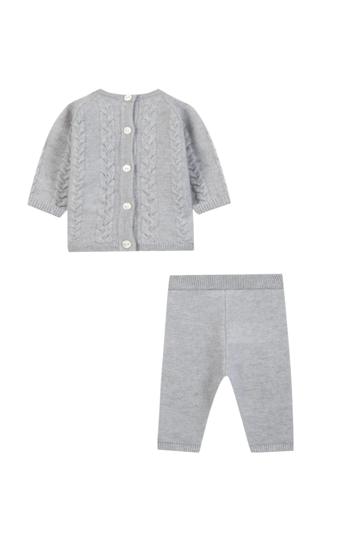 Twisted Wool Set | Grey