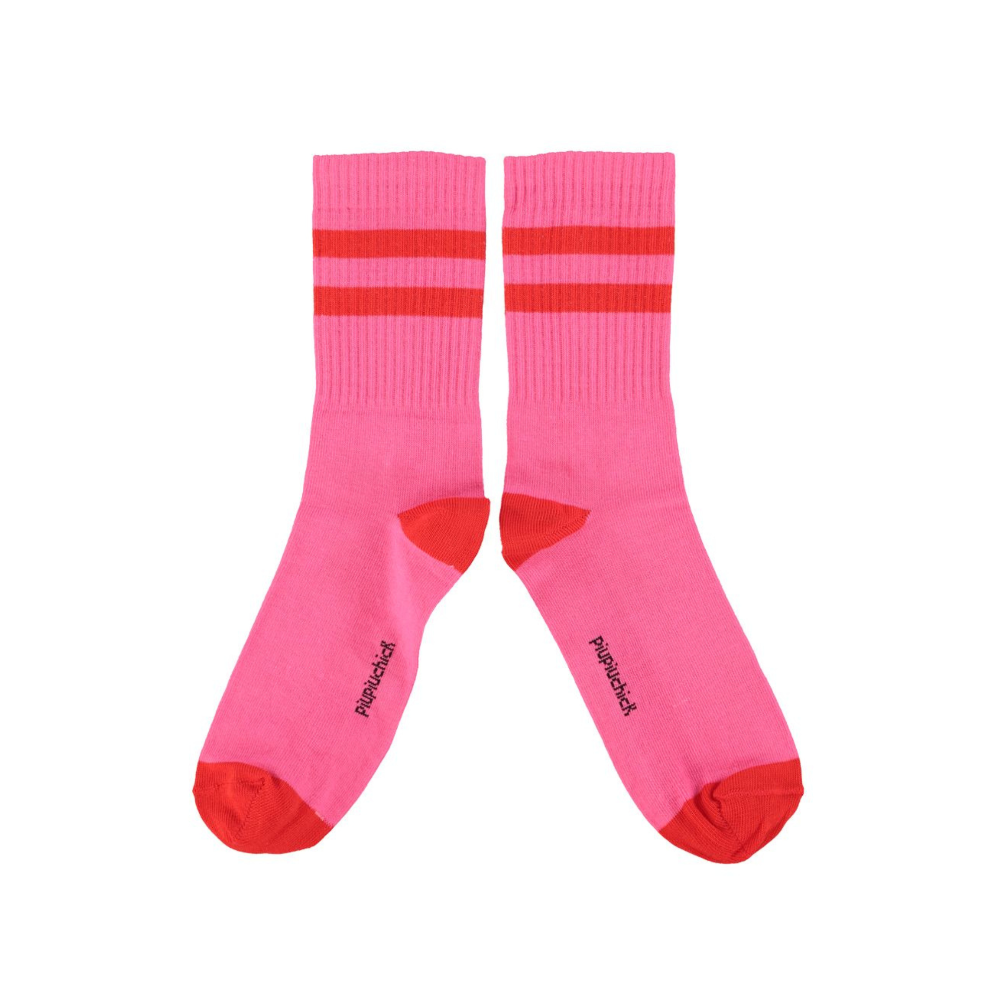 Striped Socks | Pink/Red