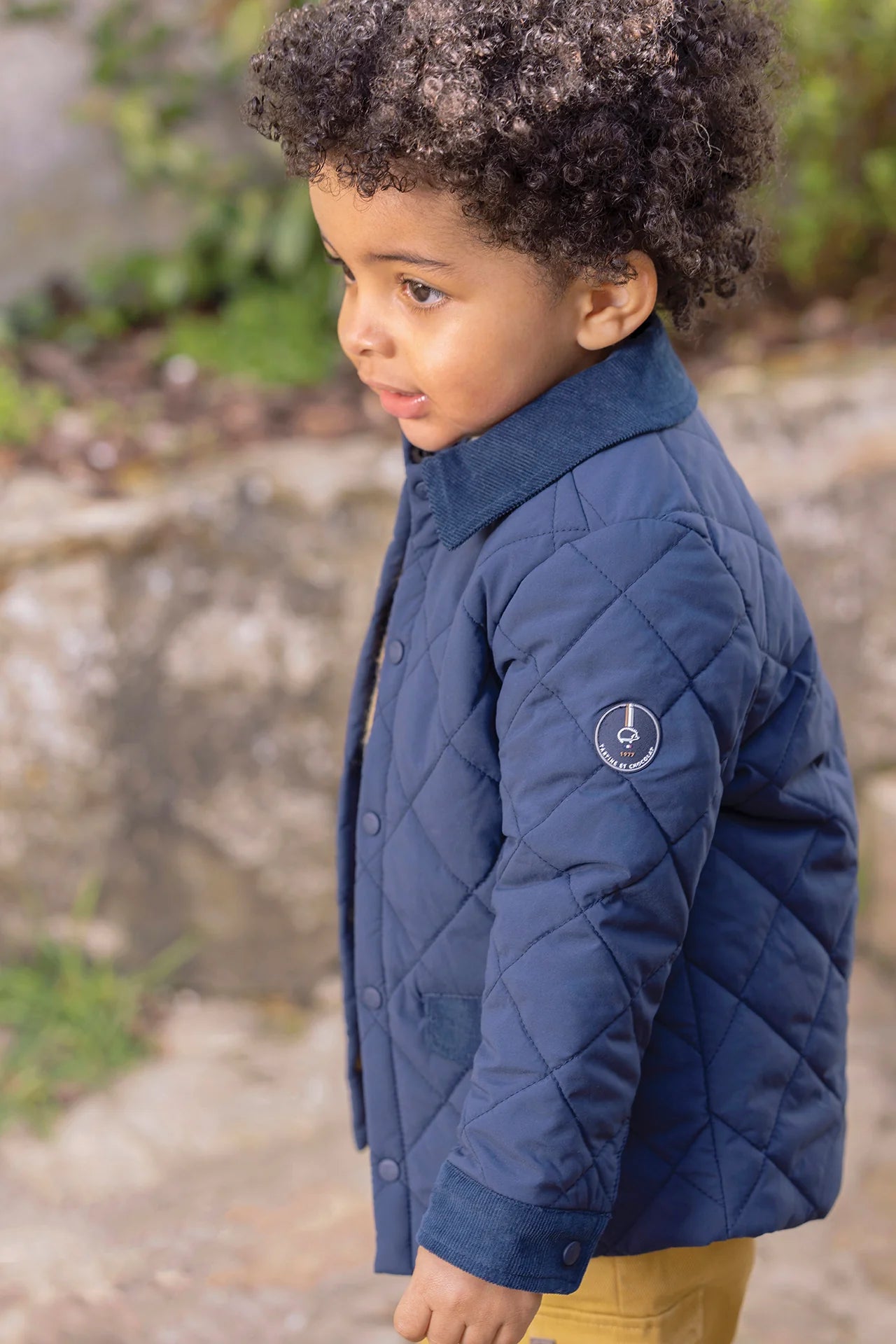 Quilted Jacket | Navy