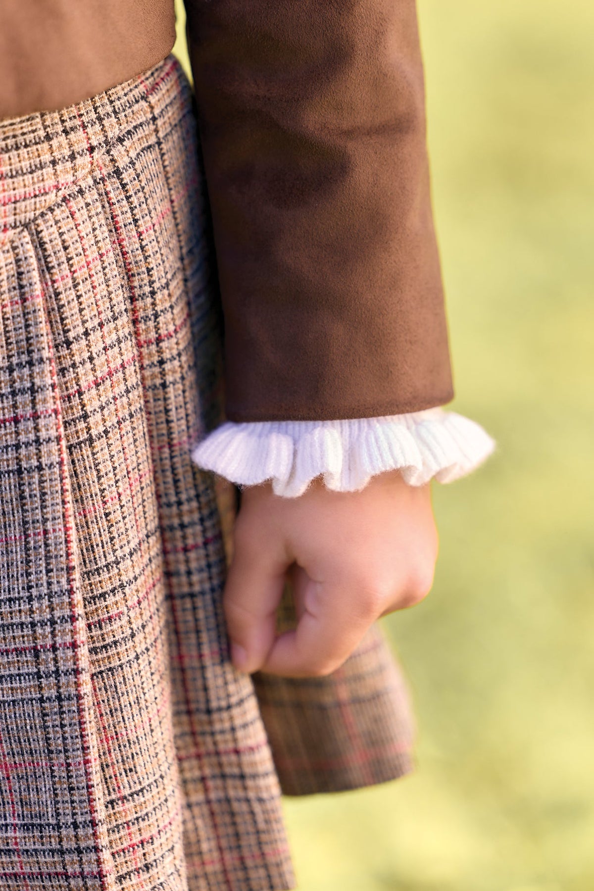 Peter Pan Collar Jacket | Brown