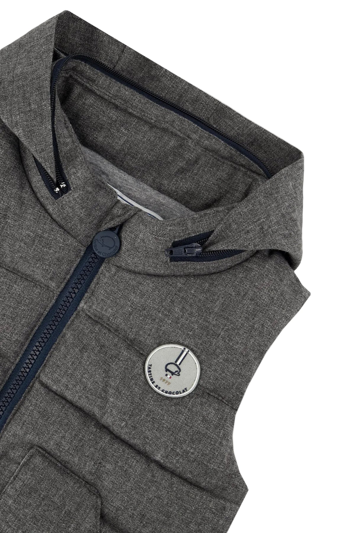 Down Sleeveless Vest | Grey