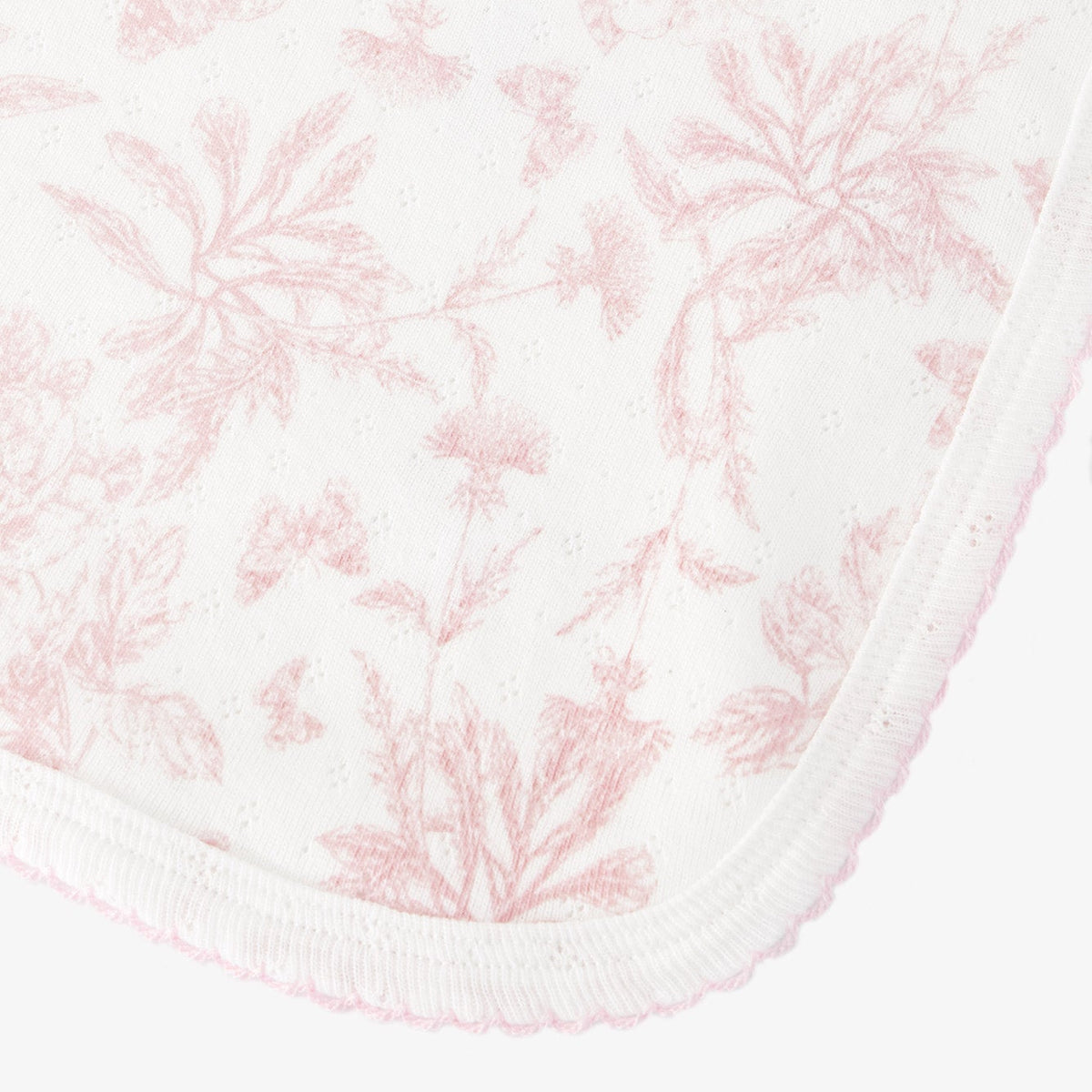 Toile De Jouy Blanket | Blush