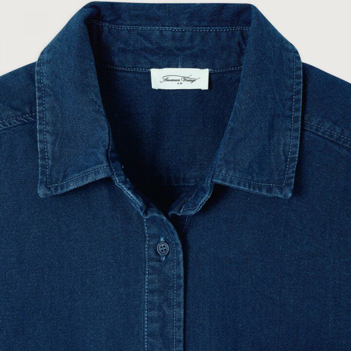 Womens Comow Shirt | Raw Blue