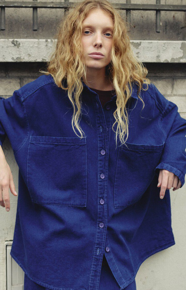 Womens Comow Shirt | Raw Blue