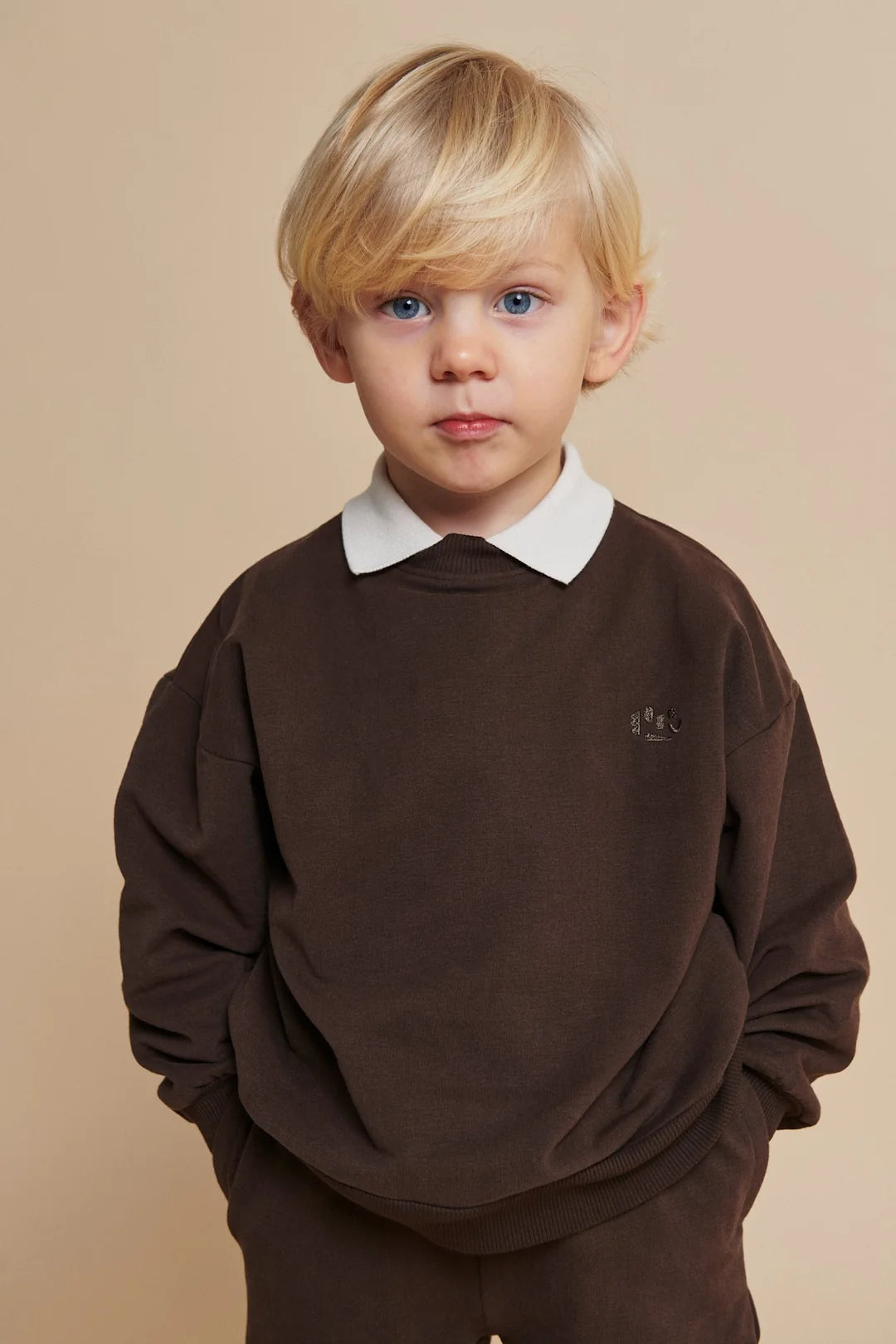 Classic Sweatshirt | Brown Melange