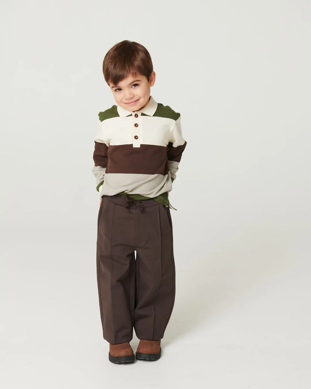 Super Stretchy Casual Pants | Dark Brown