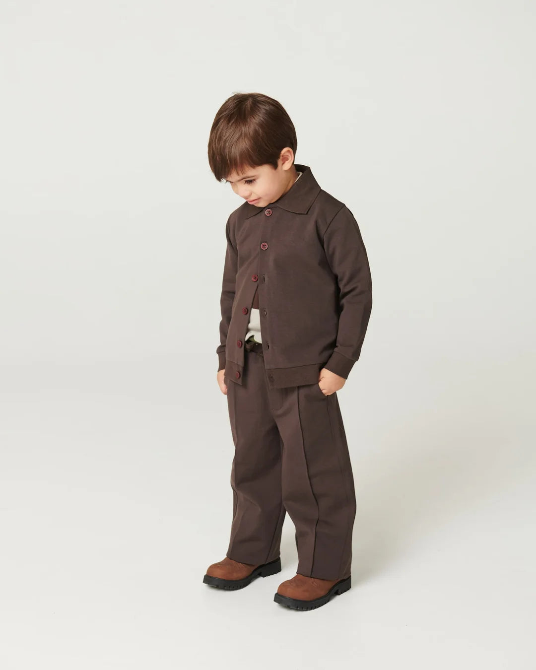 Super Stretchy Casual Pants | Dark Brown