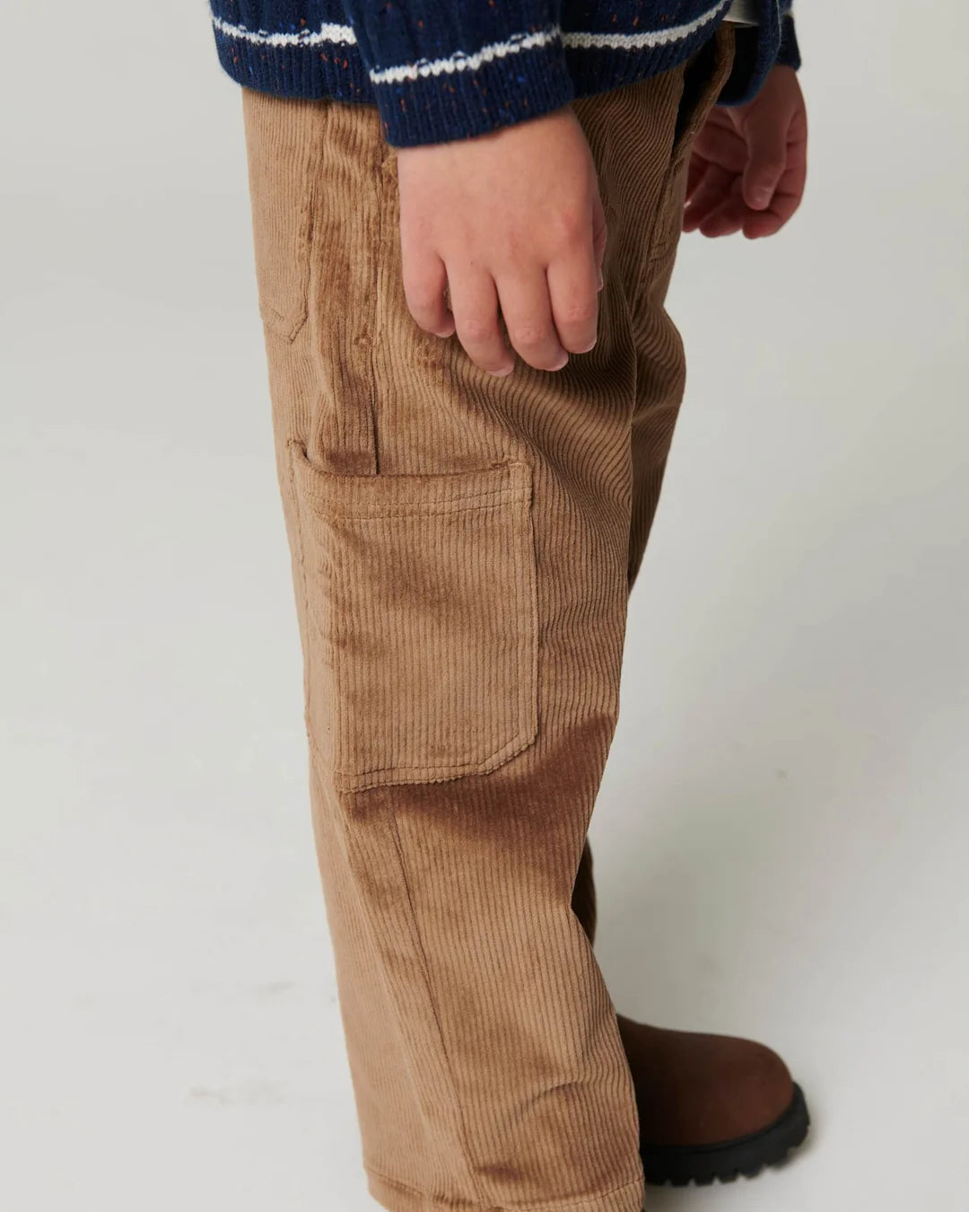 Corduroy Cargo Pants | Brown