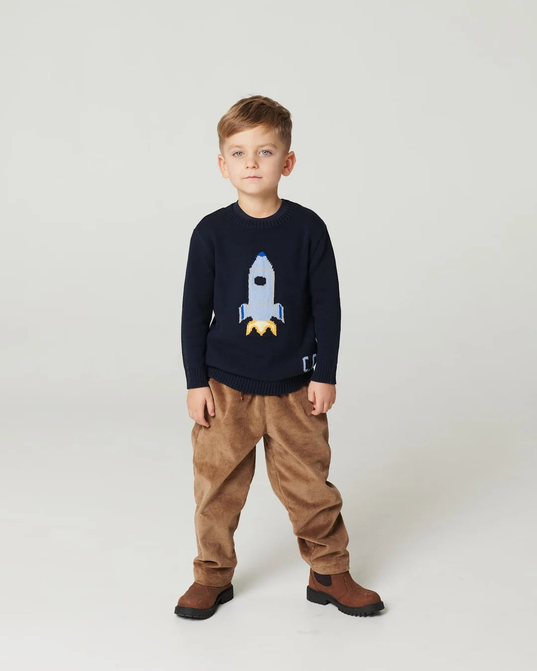 Rocket Icon Sweater | Navy