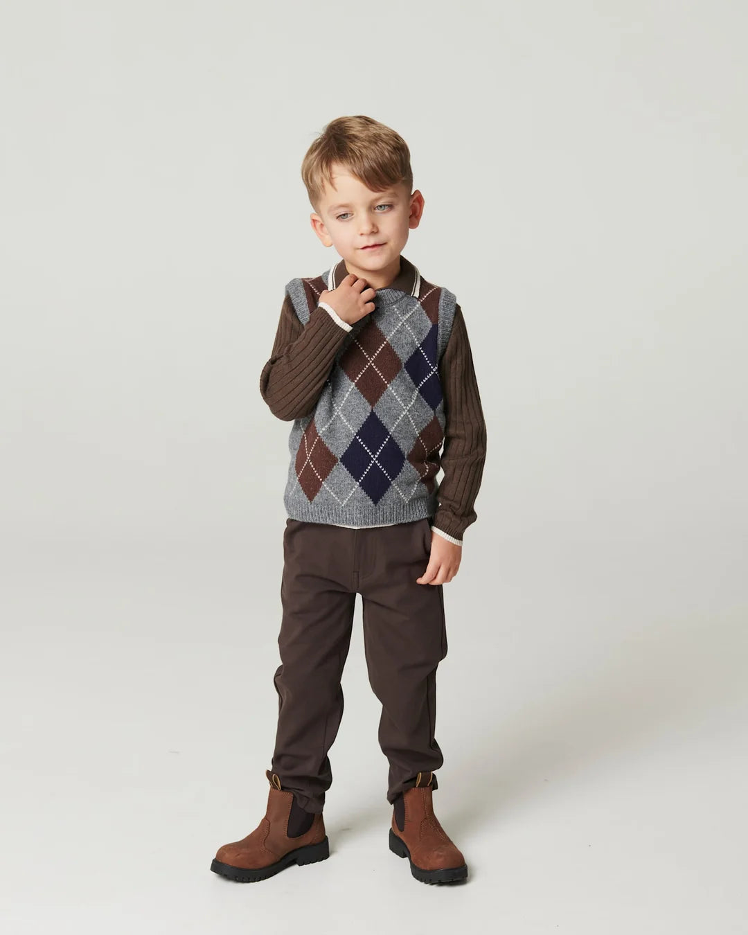 Super Stretchy Chinos | Dark Brown