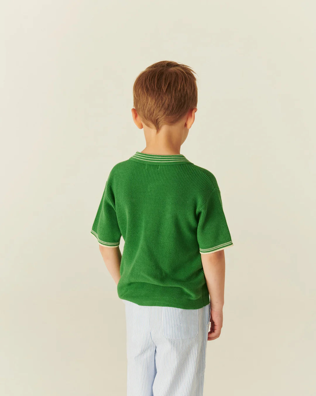 Knitted Pattern Shirt | Green